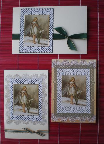 3 cartes perce neige
