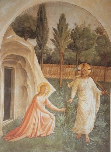 Fra Angelico Noli me tangere à partir de 1438 fresque 180x