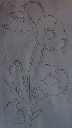 Girouette coquelicots 6