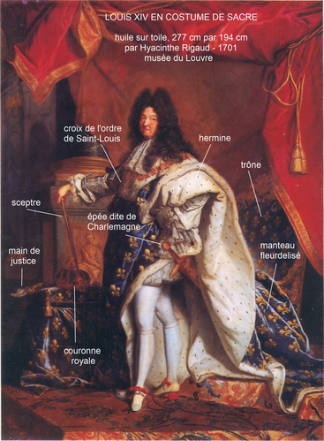 Louis XIV sacre par Rigaut