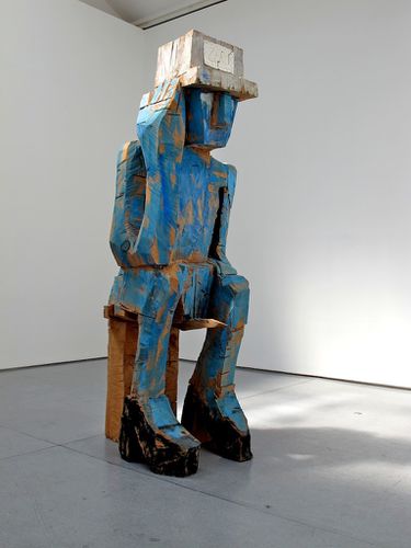 Baselitz sculpture Volk Ding Zero 1