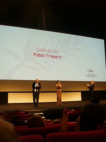 Cédric Gonella, Mariana Ortega, Pablo Trapero, Martina Gusman - Cannes 2010 - Carancho