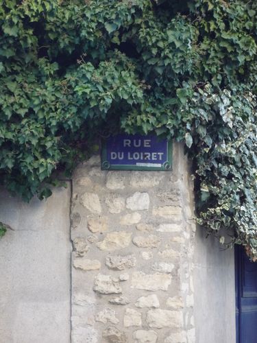 Mur couvert de lierre, rue du Loiret, Paris XIII, quartier