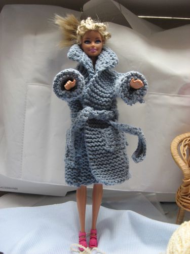 manteau barbie tricot