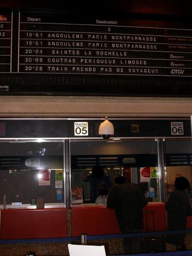 Bordeaux guichet Gare 2009