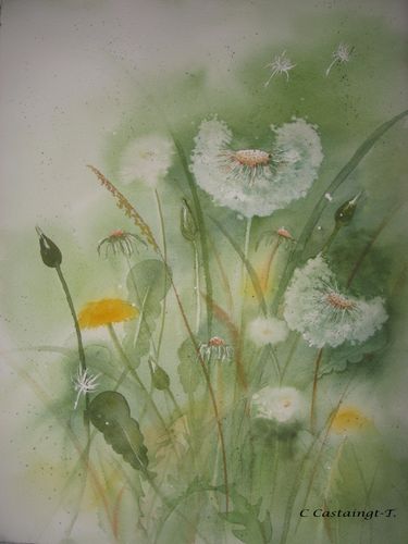pissenlits en bouquet