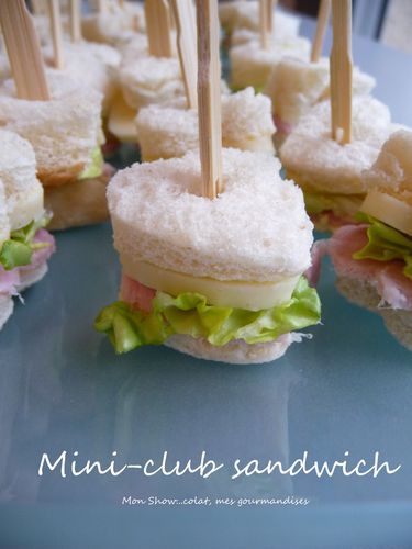 Mini club sandwich pour l'apéritif - Mon Show...colat, mes gourmandises