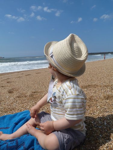 bébé à la plage