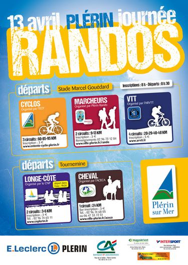 Affiche randos Plérin-2014