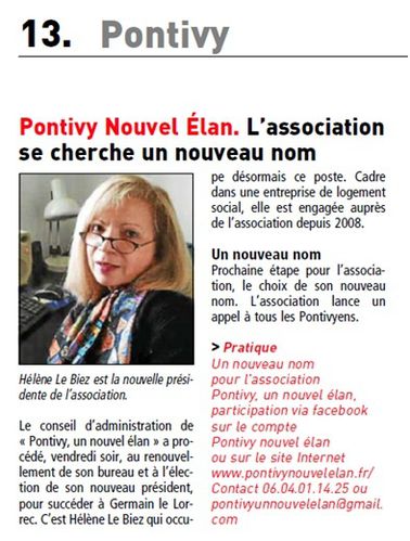 Le télégramme Helene Le Biez