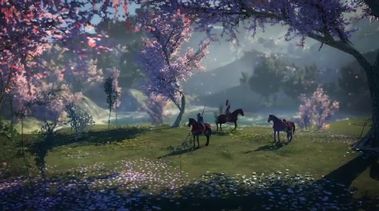 Shogun 2 total war cavaliers et cerisiers