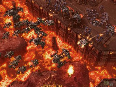starcraft 2 combats entre armees terrans