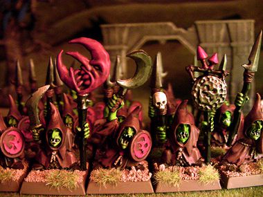 Lanciers Gobelins de la nuit warhammer Bouftou