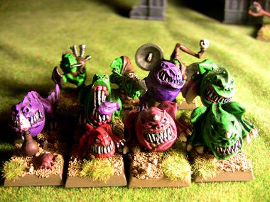 Squigs en bande warhammer Bouftou