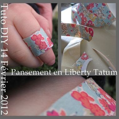 pansement en liberty TUTO