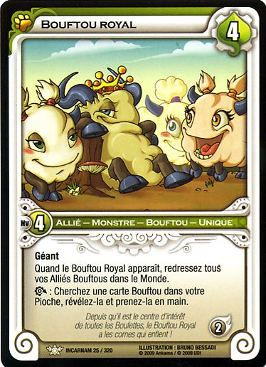 Bouftou Royal carte Wakfu