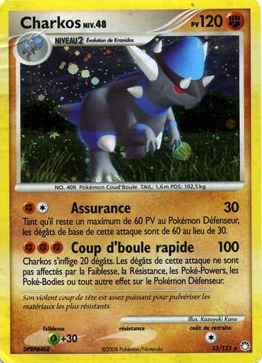 Pokemon Charkos niv48 attaque cranienne