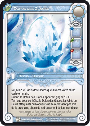 Dofus des glaces du jeu Wakfu