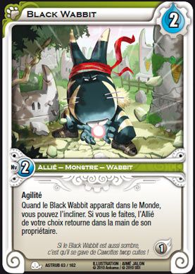 wakfu TCG black wabbit france