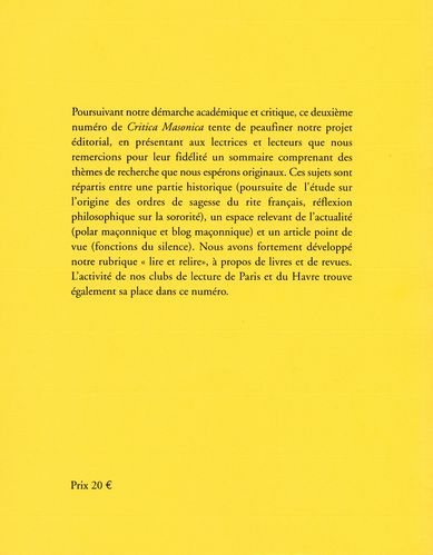 Critica Masonica n°2 4011