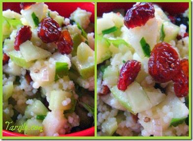 salade canneberges
