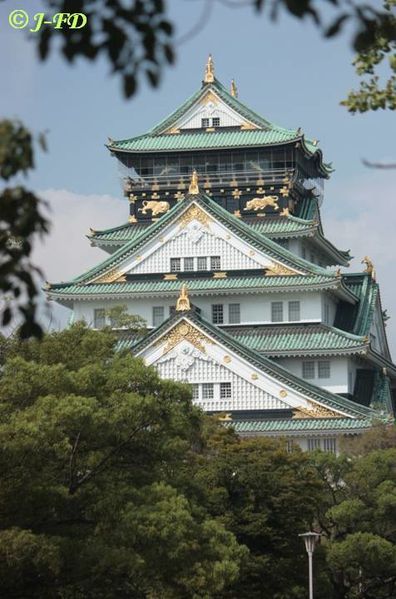 Chateau d'Osaka - Japon - sept 2010