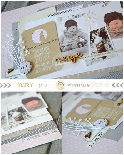 Mary pour Simply Graphic page hiver 2