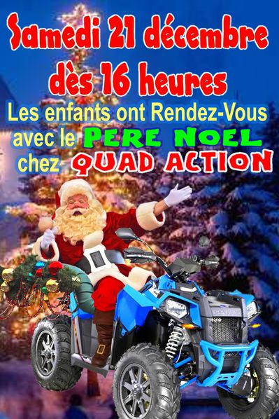 RDV avec le Père Noël samedi 21 décembre !