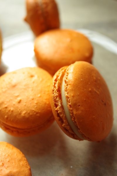 Macarons à l'orange.