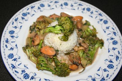 brocoli moules lait coco