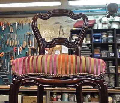 Chaise Louis Philippe acajou.