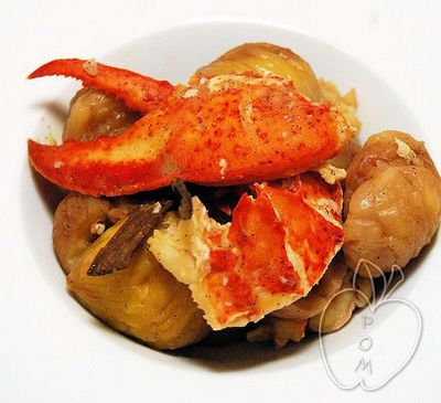 Bogavante con aceite de vainilla y castañas (11)