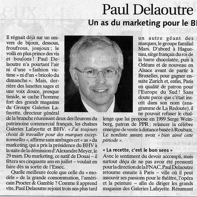 Les echos-27.04.05-Paul Delaoutre - 1