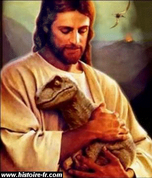 creationnisme-jesus dinosaures