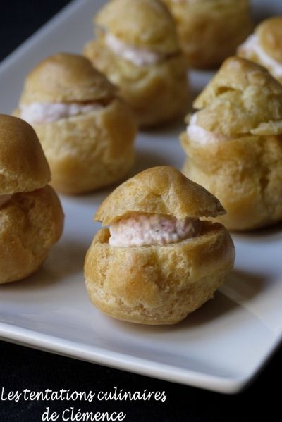 Choux à la mousse de jambon, Boursin et citron - Les tentations ...