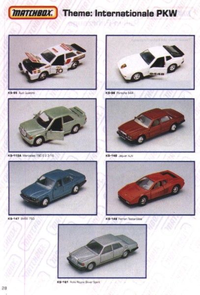 catalogue matchbox 1991 m26