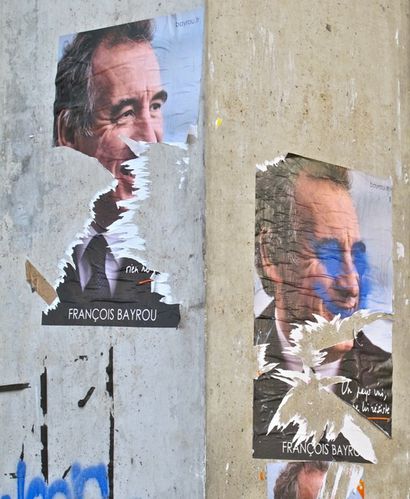 affiche élection présidentielle Bayrou 6802