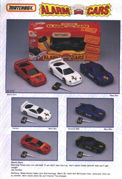 catalogue matchbox annee 1992 s28 alarm cars