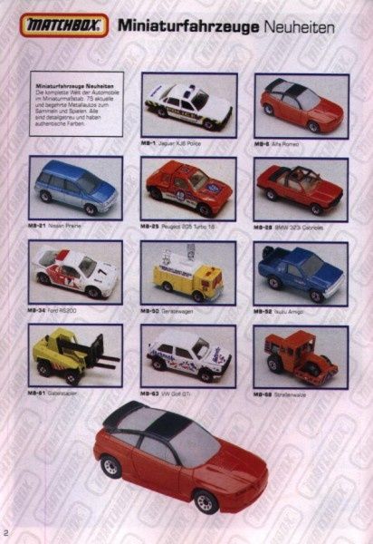 catalogue matchbox 1991 m02 nissan prairie isuzu amigo