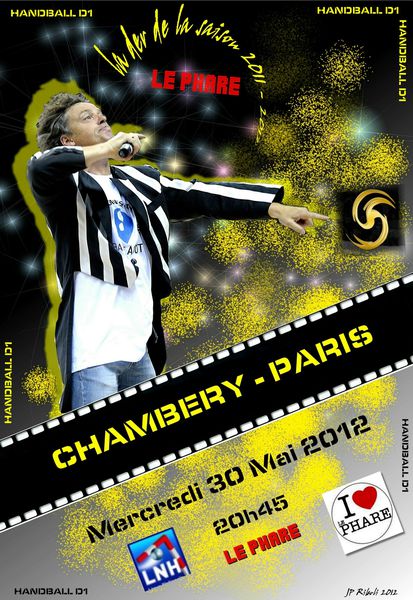 Affiche D1 CHAMBERY PARIS 30 MAI 2012