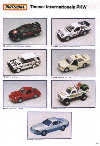 catalogue matchbox 1991 m27