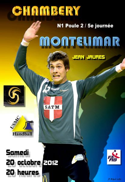 Affiche N1 CHAMBERY MONTELIMAR 20 10 2012