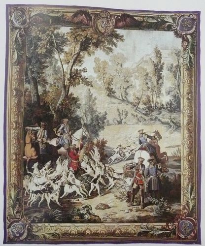 JB Oudry Les chasses de Louis XV La meute 1743 Gobelins 430
