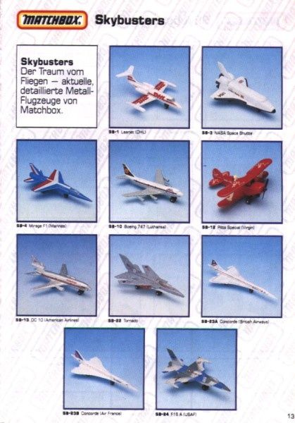catalogue matchbox 1991 m11
