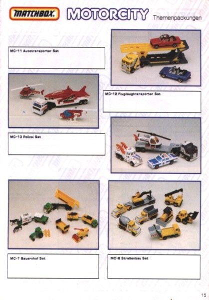 catalogue matchbox 1991 m13