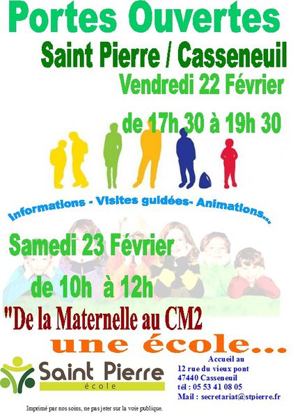 Ecole Saint-Pierre CASSENEUIL