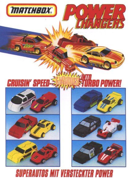 catalogue matchbox 1993 m09 power changers