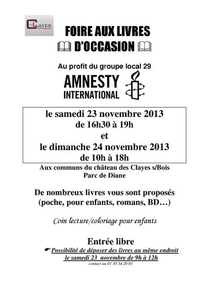 AI FOIRE AUX LIVRE 2013