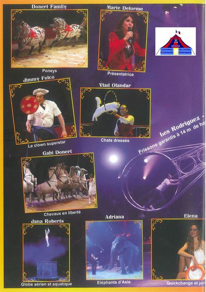Programme cirque ACES 2014 2