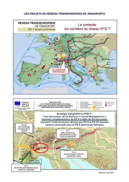 PROJETS PRIORITAIRES RTE-T
